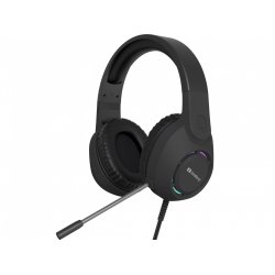 Sandberg BossBlaster USB Gaming Headset, Padded Headband, LED Lights, 5 Year Warranty