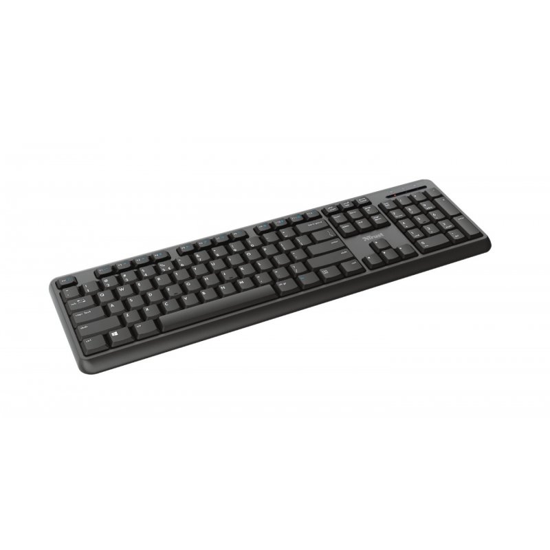 Trust TK-350 clavier Universel RF sans fil QWERTY Anglais britannique Noir