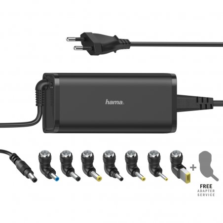 Hama 00200003 chargeur d'appareils mobiles Ordinateur portable Noir Secteur Intérieure