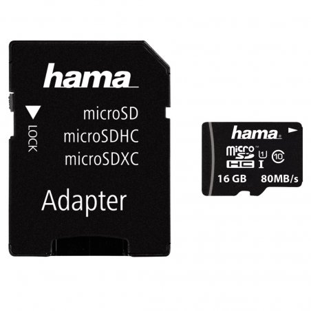 Hama microSDHC 16GB 16 Go UHS-I Classe 10