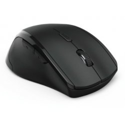 Hama Riano Left-Handed Wireless Optical Mouse, 6 Buttons, 800-1600 DPI, Black