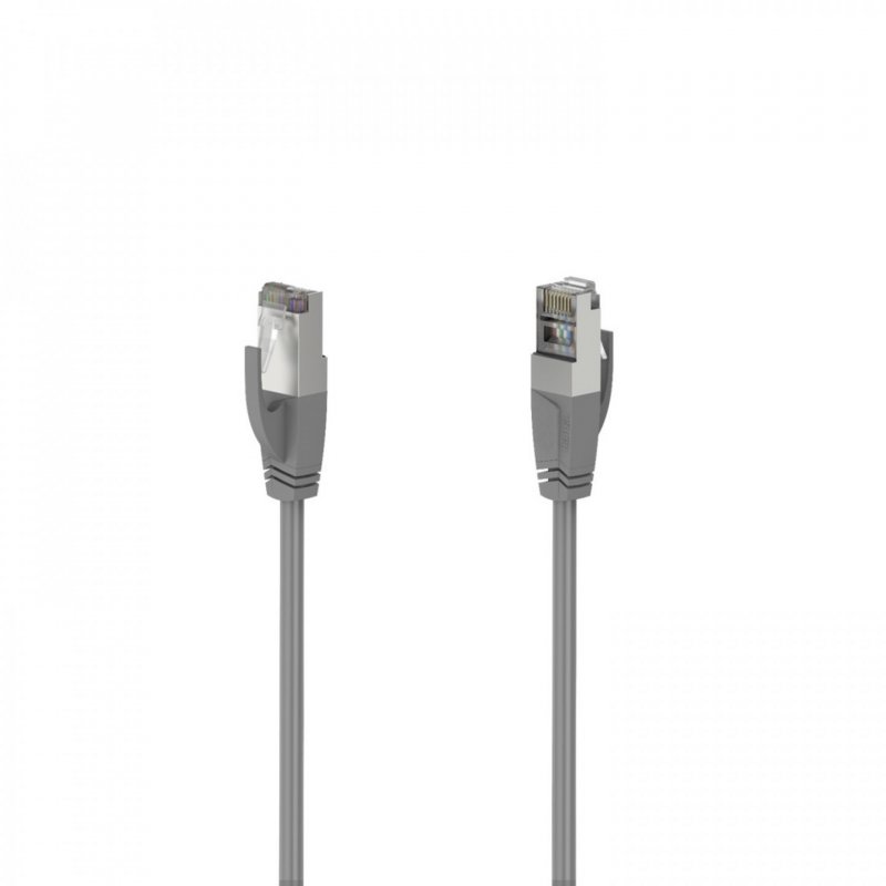 Hama CAT5e Patch Cable, F/UTP Shielded, 5 Metre, Grey