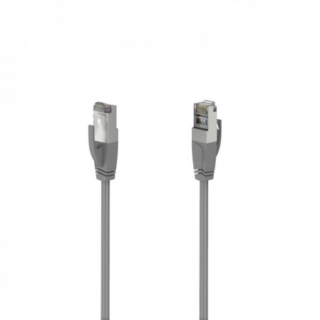 Hama CAT5e Patch Cable, F/UTP Shielded, 5 Metre, Grey