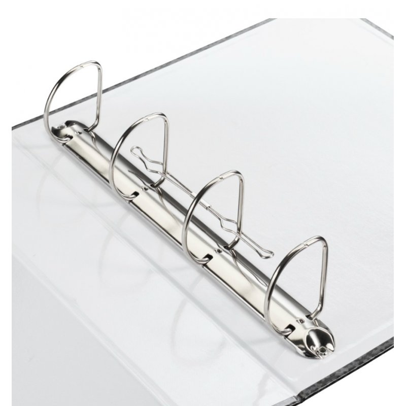 Hama Folder, 4-D Ring, 70mm Spine Width, Slipcase, Black/Grey