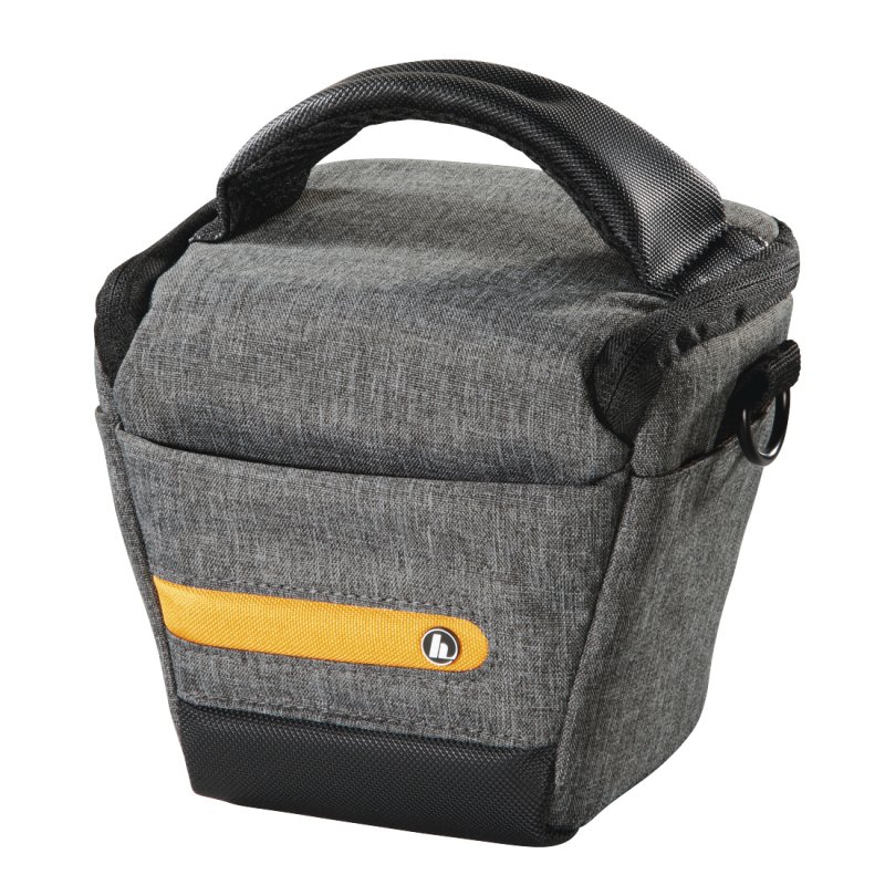 Hama Terra 100 Colt Camera Case, Belt Loop, Shoulder Strap, Grey, 13.5 x 9.5 x 12 cm Compartment