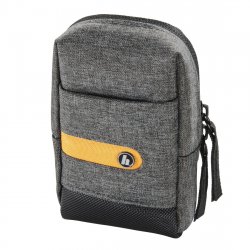 Hama Terra 60H Compact Camera Case, Belt Loop, Neck Strap, Grey, 6.5 x 3 x 11 cm Compartment