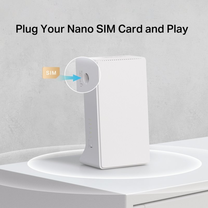 Mercusys (MB230-4G) 4G Cat6 AC1200 Wireless Dual Band Gigabit Router, Dual Band, Connect up to 64 Devices, Wi-Fi