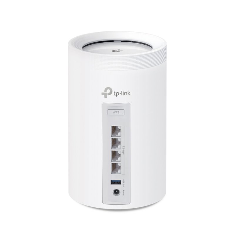 TP-LINK (DECO BE65) BE9300 Tri-Band Whole Home Mesh Wi-Fi 7 System, Single Unit, 4x 2.5G Ports, MLO, Wireless/Wired
