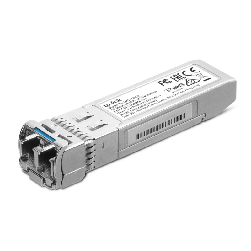 TP-LINK (TL-SM5110-LR) 10GBase-LR SFP LC Transceiver, Single-mode, Hot-Pluggable, DDM Support, 1310 nm