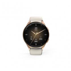 Hama Smartwatch 8900 3,3 cm (1.3") AMOLED 42 mm Numérique 466 x 466 pixels Écran tactile Or GPS (satellite)