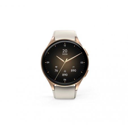 Hama Smartwatch 8900 3.3 cm (1.3") AMOLED 42 mm Digital 466 x 466 pixels Touchscreen Gold GPS (satellite)