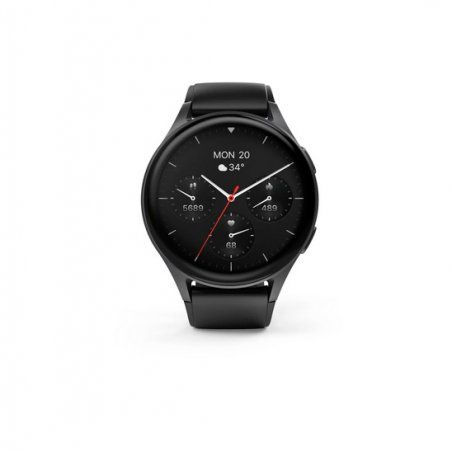 Hama Smartwatch 8900 3,63 cm (1.43") AMOLED 45 mm Numérique 466 x 466 pixels Écran tactile Noir GPS (satellite)
