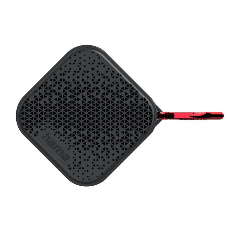 Hama Pocket 3.0 Bluetooth/3.5mm Jack 3.5W Portable Loudspeaker, 1050mAh Battery, IP67 Waterproof, Carabiner