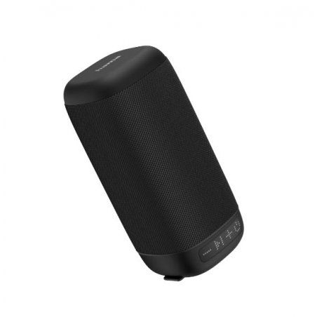 Hama Tube 3.0 Bluetooth/3.5mm Jack 3W Portable Loudspeaker, 600mAh Battery, Hanger, Black