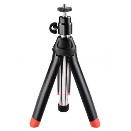 Hama Multi 4-in-1 Camera/Phone/GoPro/Selfie Table Tripod, Lightweight, 3-Way Ball Head, Telescopic Rod, 86cm Max Height