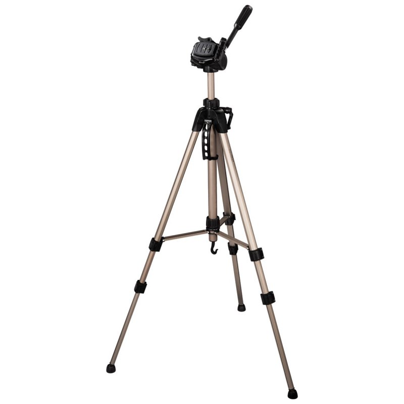 Hama Star 62 Camera Tripod, 3D Tilt Head, 160cm Max Height, 6.4mm Thread, Quick-Release Plate, Spirit Level, Bag