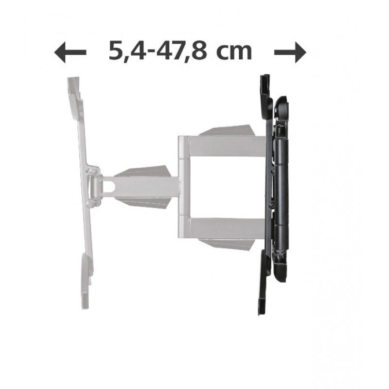 Hama 00220836 support pour téléviseur 190,5 cm (75") Noir