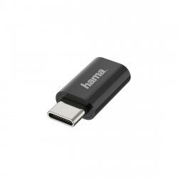 Hama USB 2.0 OTG Adapter, USB-C Male to Micro USB Female, 480Mbps
