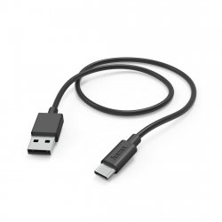Hama 00201594 câble USB USB 2.0 1 m USB A USB C Noir
