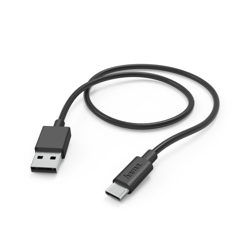 Hama 00201594 câble USB USB 2.0 1 m USB A USB C Noir
