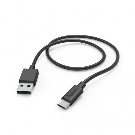 Hama 00201594 câble USB USB 2.0 1 m USB A USB C Noir