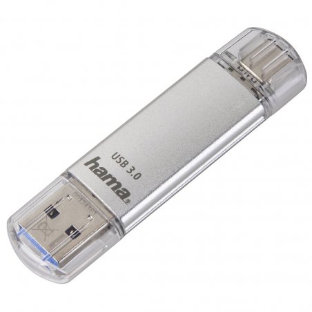 Hama C-Laeta lecteur USB flash 16 Go USB Type-A / USB Type-C 3.2 Gen 1 (3.1 Gen 1) Argent