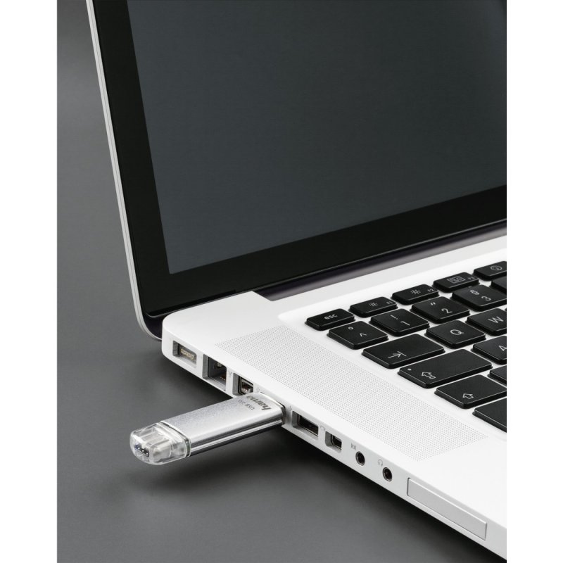 Hama C-Laeta USB flash drive 256 GB USB Type-A / USB Type-C 3.2 Gen 1 (3.1 Gen 1) Silver