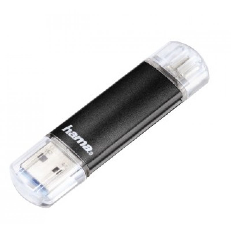 Hama Laeta Twin, 16GB USB flash drive USB Type-A / Micro-USB 3.2 Gen 1 (3.1 Gen 1) Black