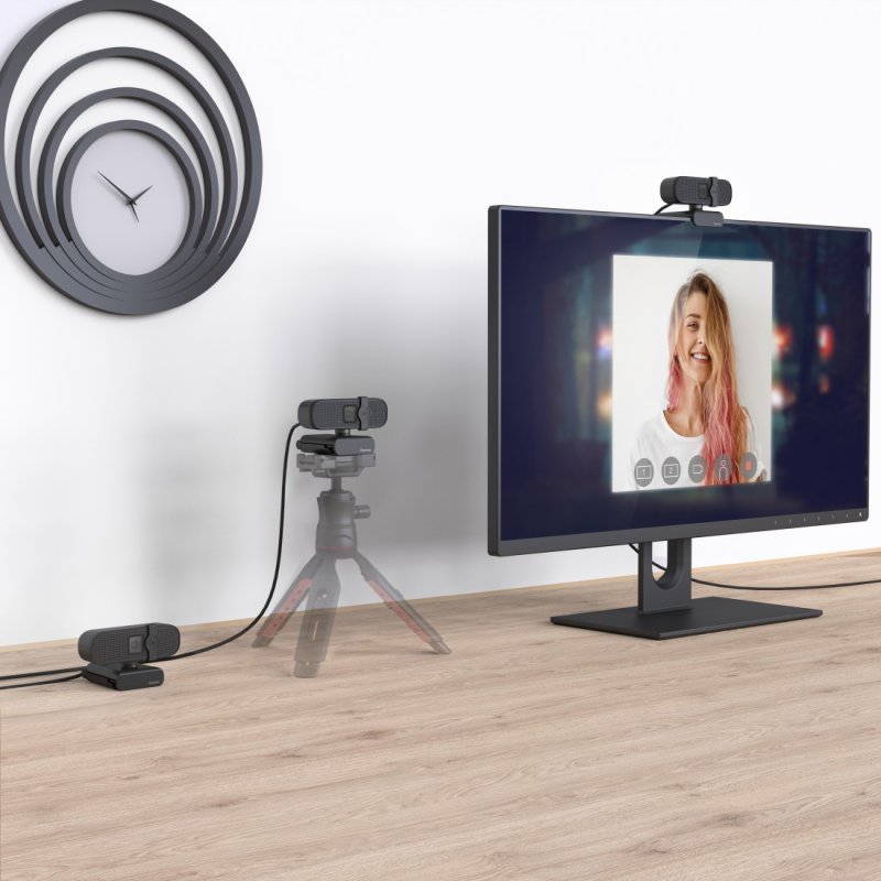 Hama C-400 webcam 2 MP 1920 x 1080 pixels USB 2.0 Noir