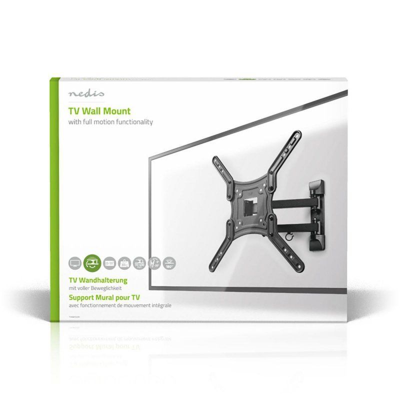 Nedis TVWM1530BK TV mount 139.7 cm (55") Black