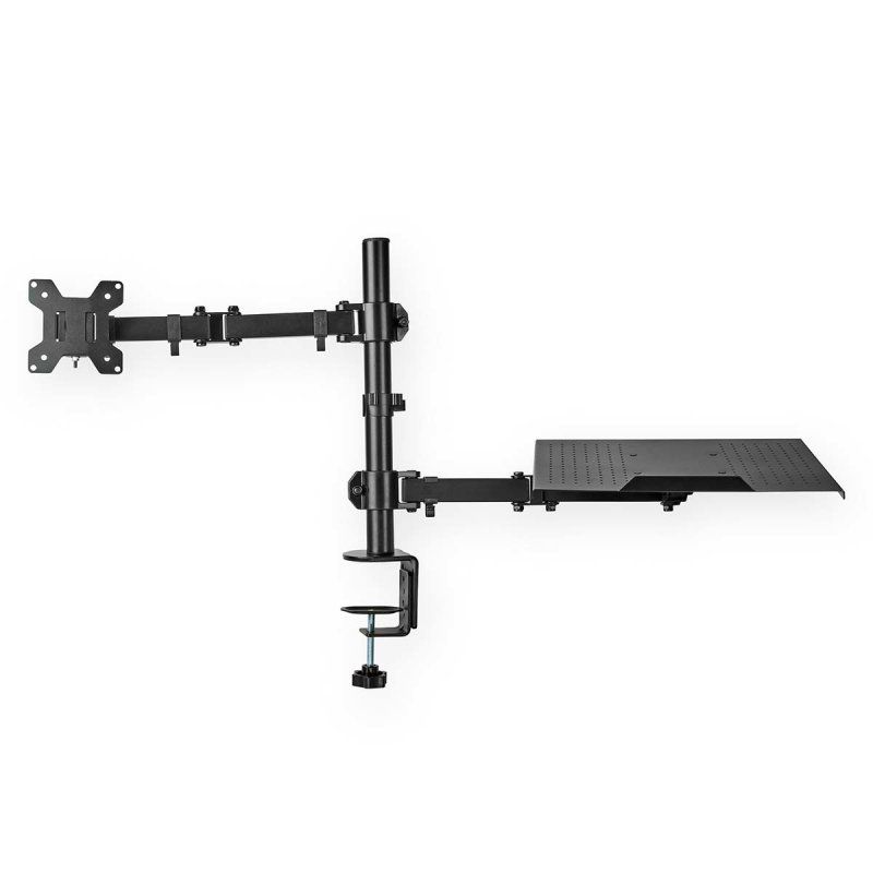 Nedis MMSISNB110BK monitor mount / stand 81.3 cm (32") Desk Black