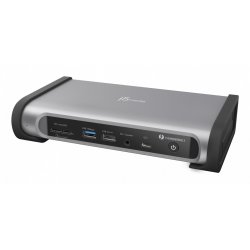 j5create JTD568, Kabelgebunden, Thunderbolt 4 ,98 W, 10,100,1000,2500 Mbit/s, Grau, Dark / Space Grey