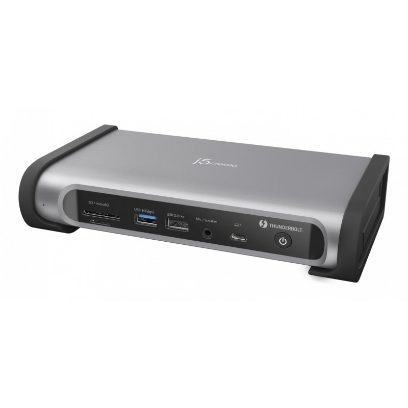 j5create JTD568 Avec fil Thunderbolt 4 Gris