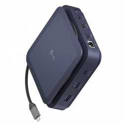 j5create JCD3196-N station d'accueil Avec fil USB 3.2 Gen 2 (3.1 Gen 2) Type-C Bleu
