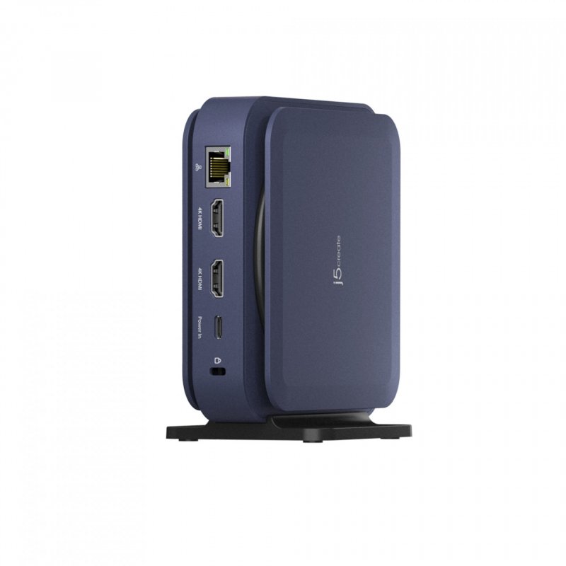 j5create JCD3196-N station d'accueil Avec fil USB 3.2 Gen 2 (3.1 Gen 2) Type-C Bleu