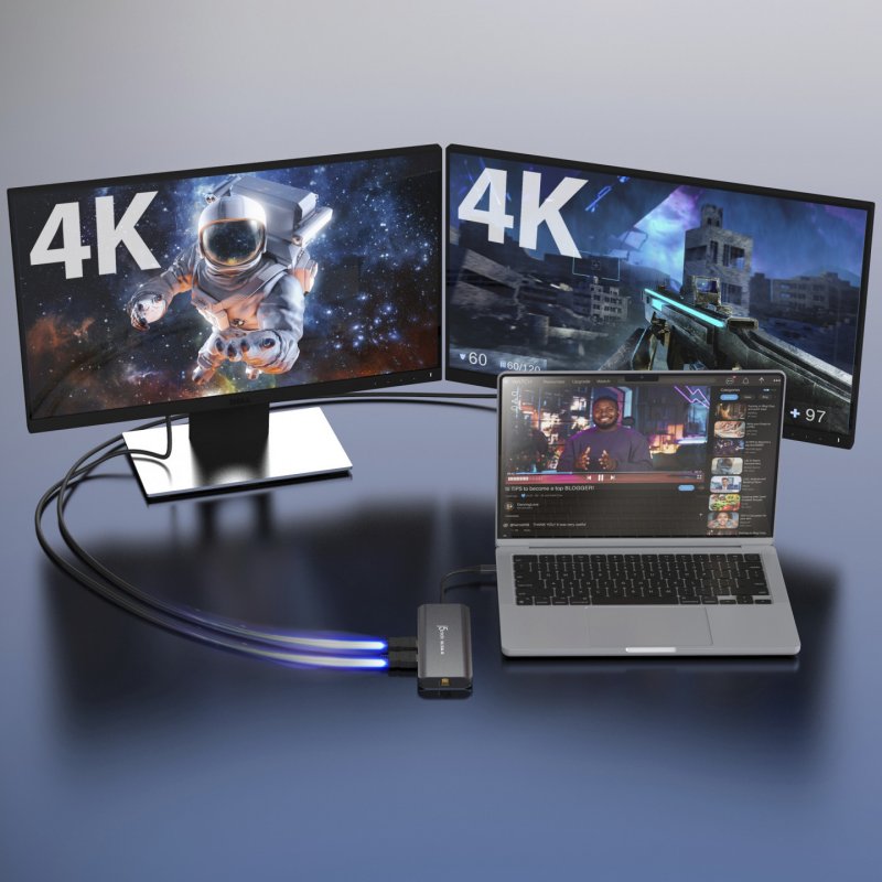 j5create JCD398-N laptop-dockingstation & portreplikator Kabelgebunden USB 3.2 Gen 2 (3.1 Gen 2) Type-C Grau