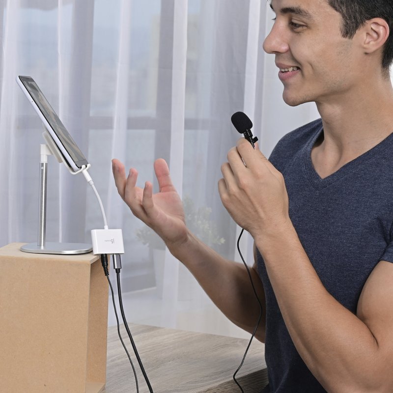 j5create JCA122-N Audiokarte USB USB Type-C Weiß