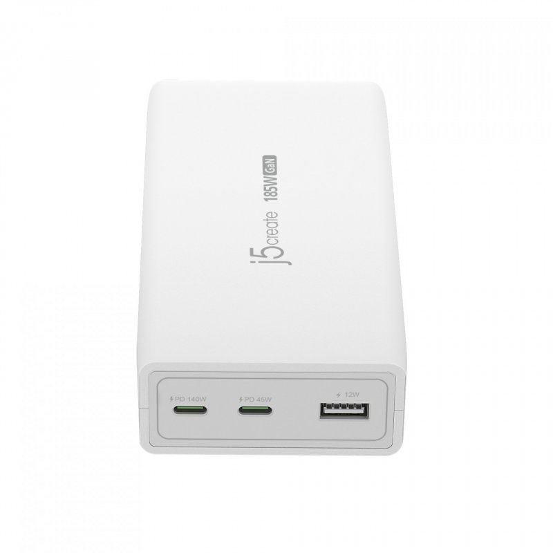 j5create JUP37185W-EN Ladegerät für Mobilgeräte Universal Weiß AC Schnellladung Drinnen