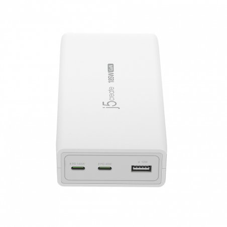 j5create JUP37185W-EN Ladegerät für Mobilgeräte Universal Weiß AC Schnellladung Drinnen