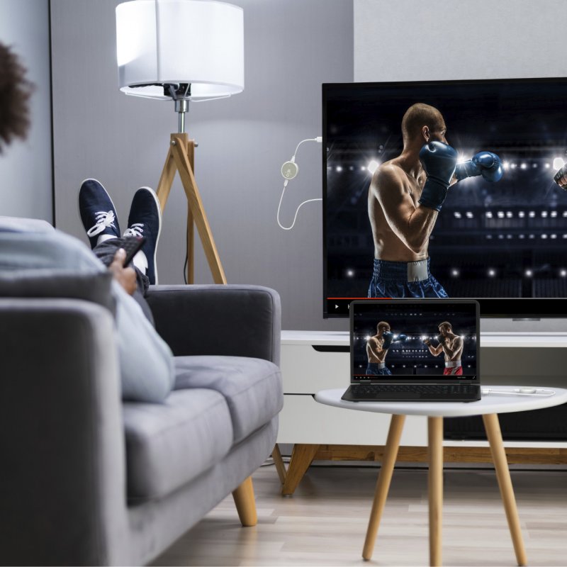 j5create JVAW75-N Audio-/Video-Leistungsverstärker AV-Sender & -Empfänger Grau, Weiß