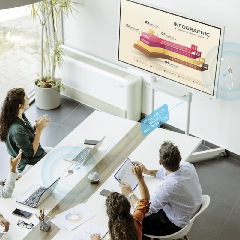 j5create JVAW75-N Audio-/Video-Leistungsverstärker AV-Sender & -Empfänger Grau, Weiß