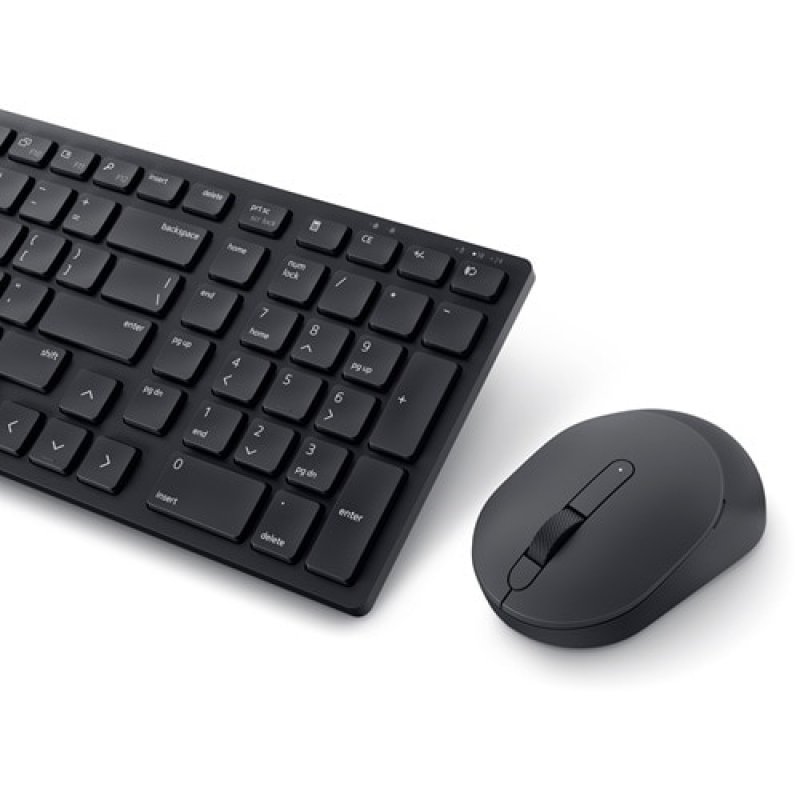 DELL KM555 keyboard Mouse included Universal RF Wireless Bluetooth QWERTZ German Black