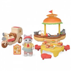 Sylvanian Families Le stand de hamburgers