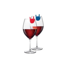 Winkee - Drinks Markers - Rock Hand Glass Marker - Set of 8