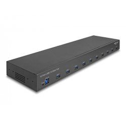 DeLOCK 64240 hub & concentrateur USB 3.2 Gen 2(3.1 Gen 2) Type-B 10000 Mbit/s Noir