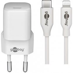 Goobay 64575 mobile device charger Smartphone White AC Fast charging Indoor