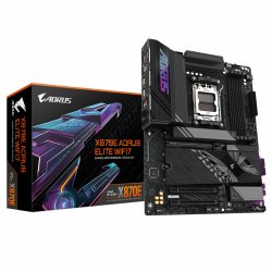 GIGABYTE X870E A ELITE WIFI7 Motherboard - Supports AMD Ryzen 9000 CPUs, 16 2 2 Phases Digital VRM, up to 8000Hz DDR5