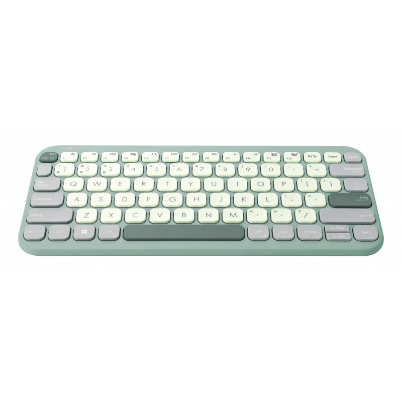 ASUS Marshmallow Keyboard KW100 clavier Maison Bluetooth Vert, Gris, Blanc