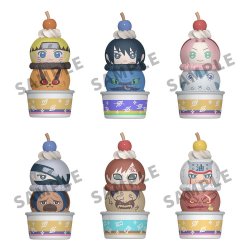 Naruto Shippuden pack 6 trading figures Tsumichen Stack up & Change 8 cm (with gift)