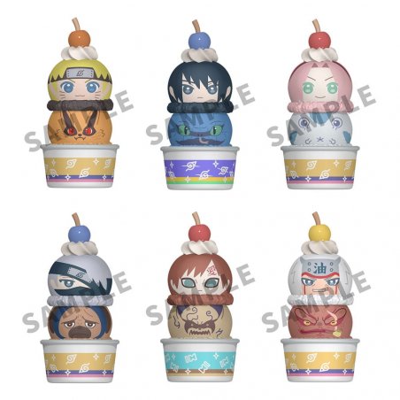 Naruto Shippuden pack 6 trading figures Tsumichen Stack up & Change 8 cm (with gift)